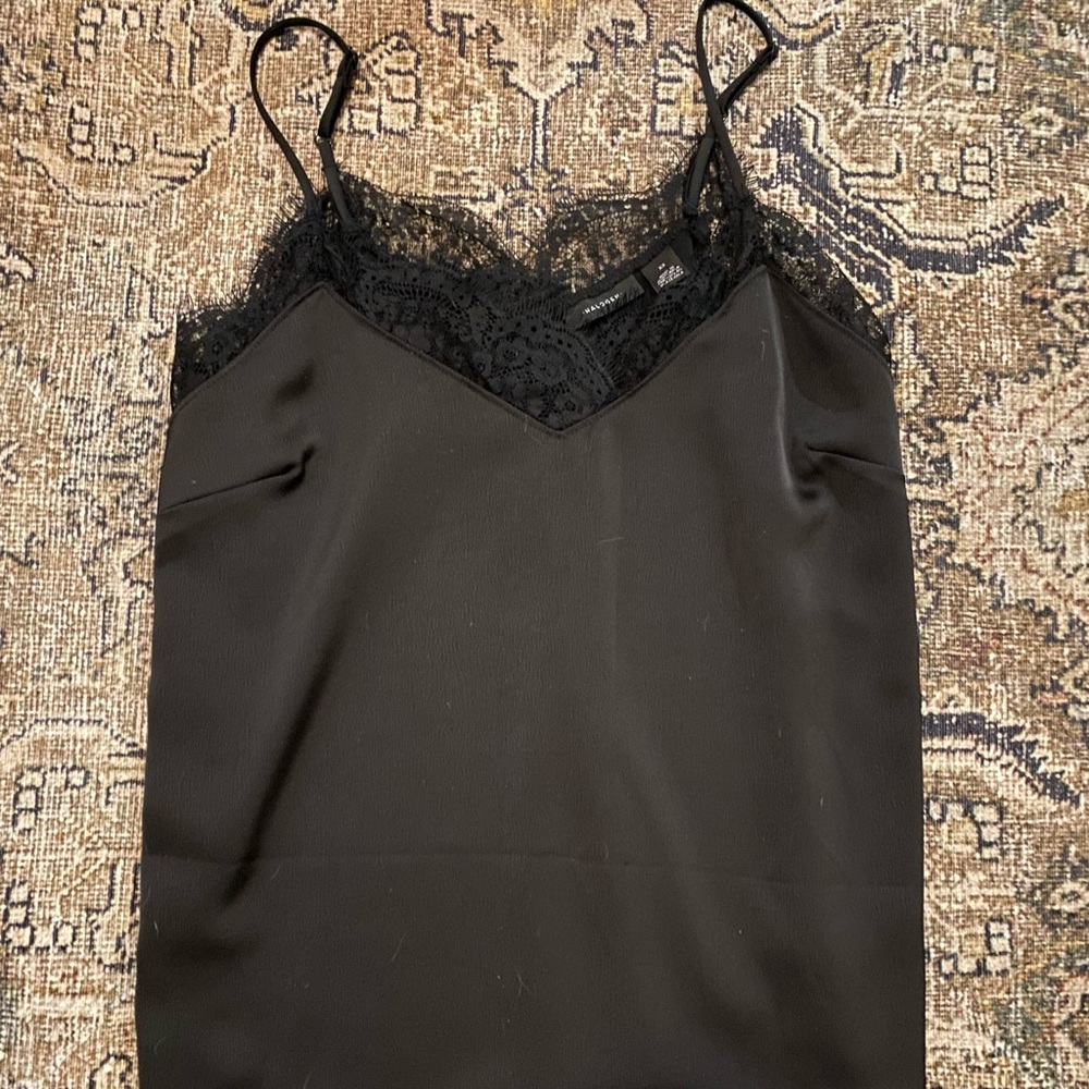 Black lace cami